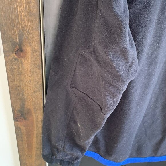 VTG Nike Adult Medium Quarter Zip Sweatshirt Swoosh Y2K Colorblock Pullover - Picture 4 of 7